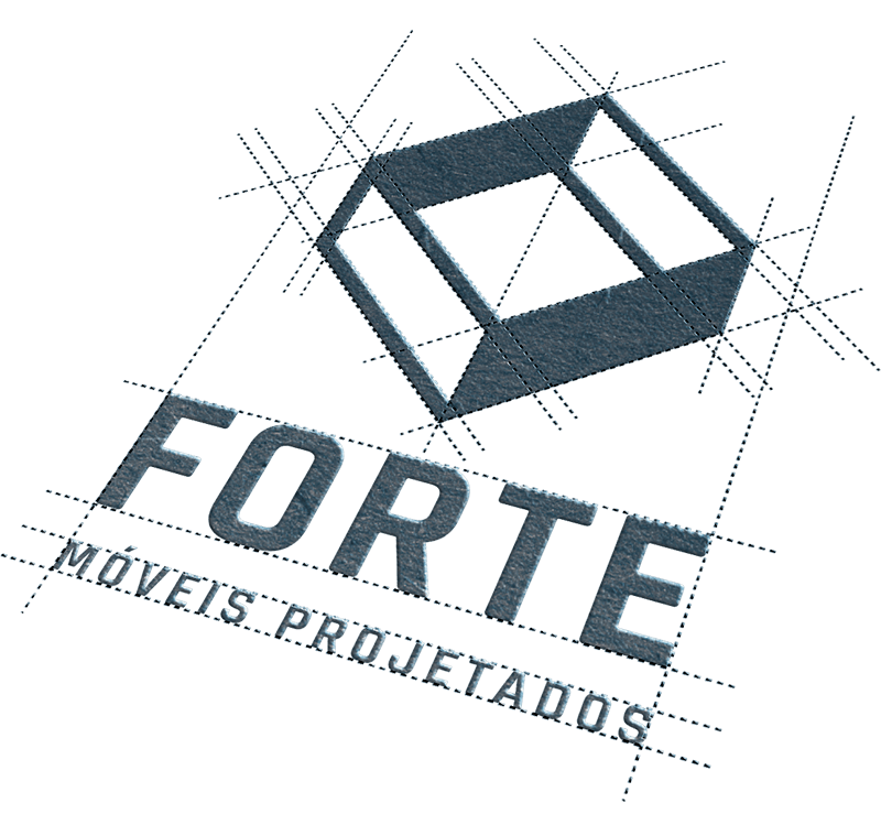 Portfólio Identidade Visual - Processo Criativo - Logotipo - Forte Móveis Projetados - I9ME Web & Design